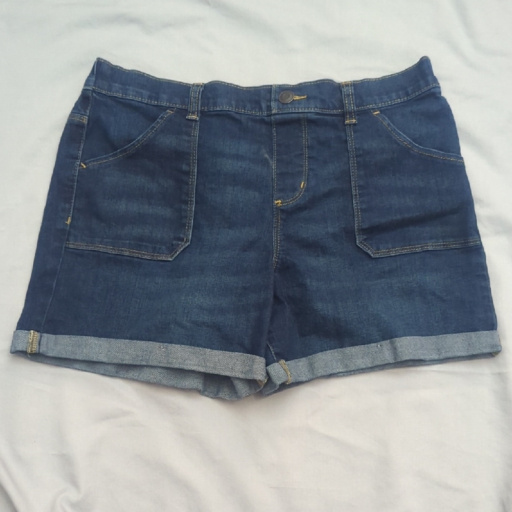 Wonder Nation Dark Blue Girls Xlg Jean Shorts